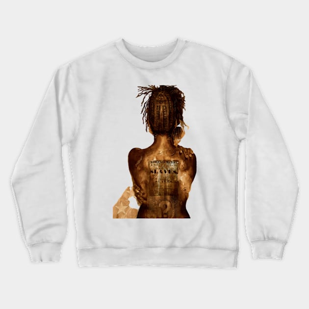 On The Backs Of Blacks Crewneck Sweatshirt by CoreDJ Sherman